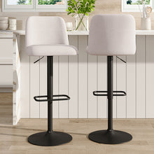 Load image into Gallery viewer, 2 Set Swivel Counter Bar Stools with Mid Backrest
