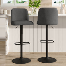 Load image into Gallery viewer, 2 Set Swivel Counter Bar Stools with High Backrest
