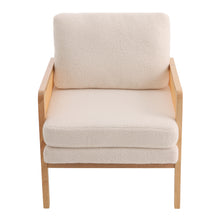 Load image into Gallery viewer, Cushioned Wood Armchair
