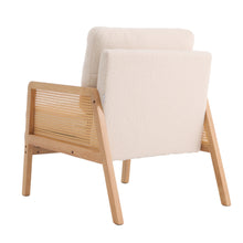 Load image into Gallery viewer, Cushioned Wood Armchair
