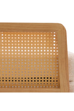 Load image into Gallery viewer, Cushioned Wood Armchair
