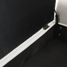 Load image into Gallery viewer, Linen Upholstered Storage Bench
