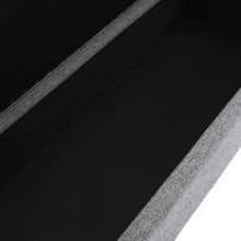 Load image into Gallery viewer, Linen Upholstered Storage Bench
