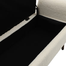 Load image into Gallery viewer, Linen Upholstered Storage Bench
