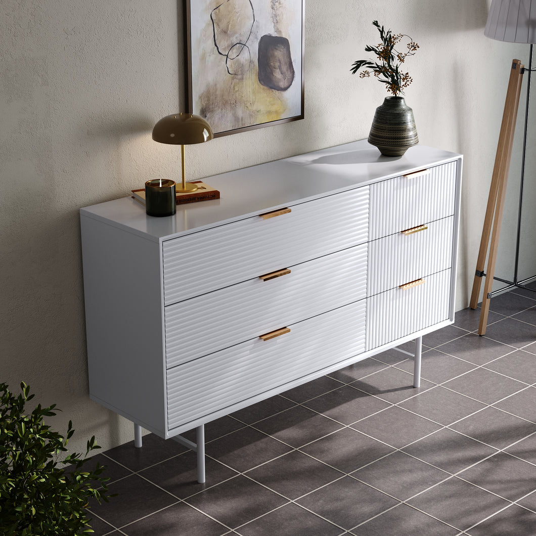 3-Tier Bedroom Striped Storage Cabinet, ZH1600ZH1601