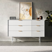 Load image into Gallery viewer, 3-Tier Bedroom Striped Storage Cabinet, ZH1600ZH1601
