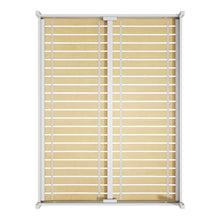 Load image into Gallery viewer, White Striped Dual Row Wooden Bed Frame, ZH1611ZH1612ZH1613
