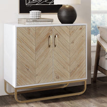 Load image into Gallery viewer, Modern Wooden Dual-Door Side Cabinet Living and Home 
