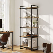 Load image into Gallery viewer, Industrial Style 5-Tier Bookshelf, ZH1639
