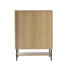 Load image into Gallery viewer, 4-Tier Wooden Storage Cabinet with Bottom Shelf, ZH1653ZH1654
