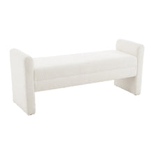Load image into Gallery viewer, Teddy Upholstered H-Shaped Bench
