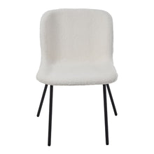 Load image into Gallery viewer, 2Pcs Teddy Fleece Upholstered Dining Chair
