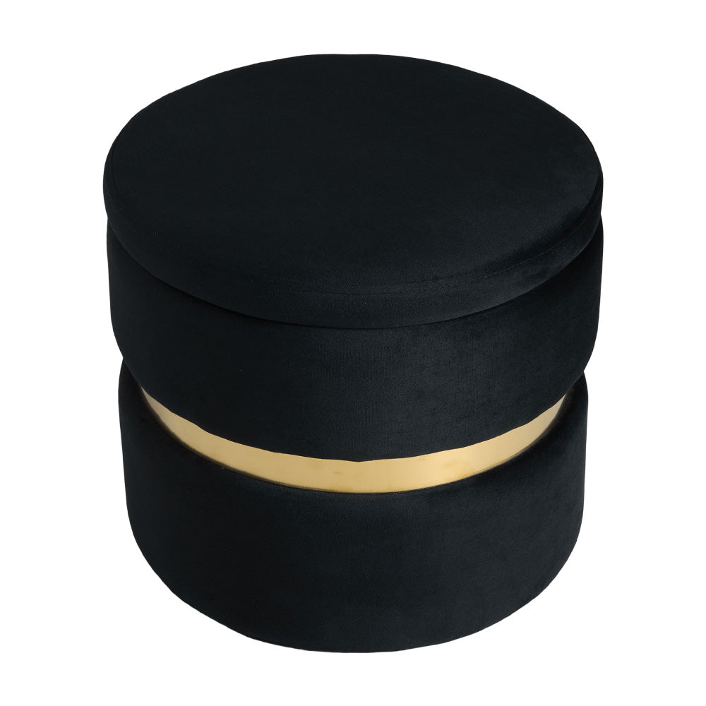 Upholstered Storage Ottoman Foot Rest