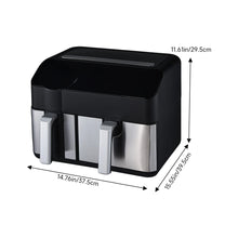 Load image into Gallery viewer, Dual Basket Air Fryer with Smart Touch Screen
