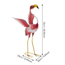 Load image into Gallery viewer, Metal Flamingo Garden Statue Decoration Ornament
