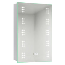 Load image into Gallery viewer, 700x500MM LED Illuminated Mirror Cabinet with Shaver Socket&amp;Demister Pad Bathroom Mirror Cabinets Living and Home 

