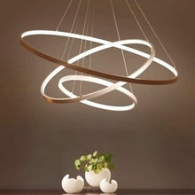 Load image into Gallery viewer, Modern Led Pendant 3 Acrylic Ring Chandelier Pendant Lights Living and Home 
