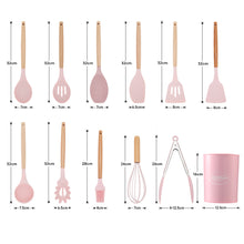 Load image into Gallery viewer, 11-piece Silicone Kitchen Utensil Set for Nonstick Cookware, KT0086
