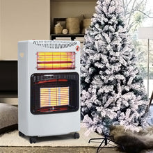 Load image into Gallery viewer, 73cm Height 4.2KW Electric and Gas Heater Movable Tank Cabin with Ceramic Infrared Heater Space Heaters Living and Home 
