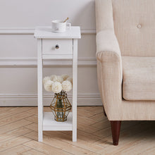 Load image into Gallery viewer, Wooden One Drawer Slim Side Table, FI0094
