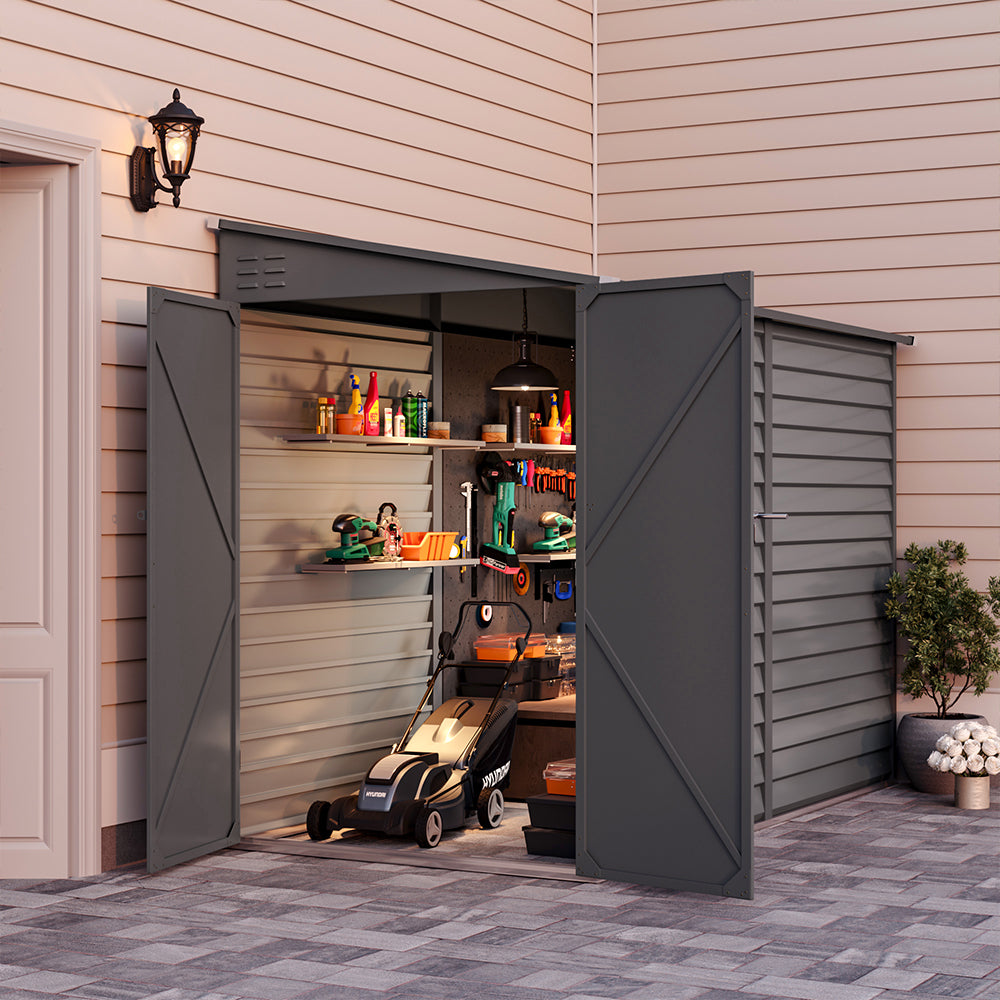 Outdoor Steel Storage Shed, PM1268PM1269