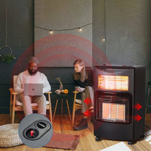 Load image into Gallery viewer, 4.2KW Electric and Gas Heater Movable Tank Cabin with Ceramic Infrared Heater Space Heaters Living and Home 
