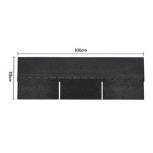 Load image into Gallery viewer, 18Pcs Asphalt Shingles Bitumen Roofing Rectangular Roofing Living and Home 
