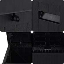 Load image into Gallery viewer, Outdoor Black Storage Deck Box - Large Size Garden storage Living and Home 
