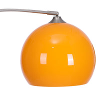 Load image into Gallery viewer, Arch Standing Floor Lamp, Orange/White Lampshade, Marble Base, Reading Light Floorlamp Living and Home 
