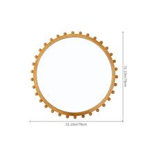 Load image into Gallery viewer, Pine Wood Decorative Wall Mounted Mirror
