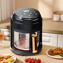Load image into Gallery viewer, Small 2.2L Visible Basket Air Fryer Air Fryers Living and Home Black 
