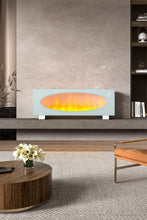 Load image into Gallery viewer, 42 Inch Freestanding Electric Fireplace 2000W 7 Vibrant Colours Wall Mounted Fireplaces Living and Home 
