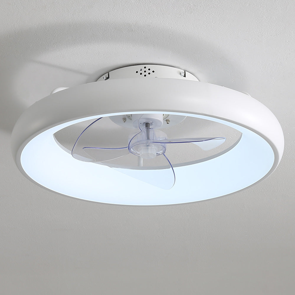Livingandhome 20inch Industrial Style Ceiling Mount LED Fan Light, DM0812