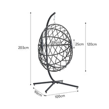 Load image into Gallery viewer, Livingandhome Woven Outdoor Hanging Chair
