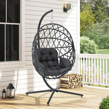 Load image into Gallery viewer, Livingandhome Woven Outdoor Hanging Chair
