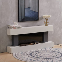 Load image into Gallery viewer, 52 Inch Electric Fireplace Set 2kW Wall Mounted Heater Remote Control Fireplace Suites Living and Home 

