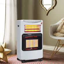 Load image into Gallery viewer, 73cm Height 4.2KW Electric and Gas Heater Movable Tank Cabin with Ceramic Infrared Heater Space Heaters Living and Home 
