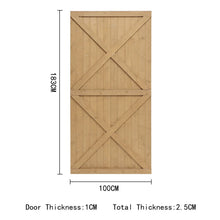 Load image into Gallery viewer, Garden Flat Top Pine Wood Gate Kit With Screw Kit Garden Gates Living and Home 
