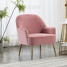 Load image into Gallery viewer, Leisure Velvet Armchair Accent Chair Living and Home 
