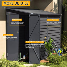 Load image into Gallery viewer, 9ft Motorcycle Storage Shed Lockable Steel Garden Bike Shed Garden Sheds Living and Home 
