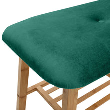 Load image into Gallery viewer, Shoe Bench Bamboo 2 Tier with Shoe Storage Rack Bench Living and Home 
