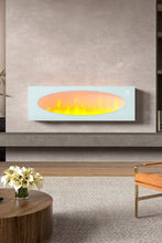 Load image into Gallery viewer, 42 Inch Freestanding Electric Fireplace 2000W 7 Vibrant Colours Wall Mounted Fireplaces Living and Home 
