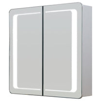 Load image into Gallery viewer, LED Rectangle Bathroom Wall Mounted Double-Door Mirror Cabinet Living and Home 
