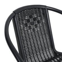Load image into Gallery viewer, Outdoor Tempered Glass Coffee Table with Six Rattan Chairs,LG0538LG0915
