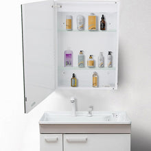 Load image into Gallery viewer, 700x500MM LED Illuminated Mirror Cabinet with Shaver Socket
