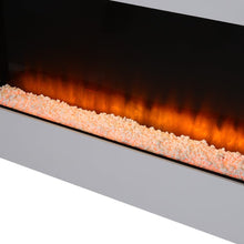 Load image into Gallery viewer, 50 Inch LED Electric Fireplace L Shaped Wall Mounted Electric Fireplaces Fireplace Suites Living and Home 
