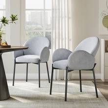 Load image into Gallery viewer, 2Pcs Upholstered Dining Chairs with Armrest
