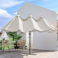 Load image into Gallery viewer, Garden Double-Sided Parasol Umbrella With Foldable Cross Base
