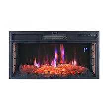 Load image into Gallery viewer, Electric Fireplace Recessed Fire Heater With Remote, WiFi Control
