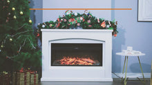 Load and play video in Gallery viewer, 34&quot; Built-In Electric Fireplace 900W/1800W Heating
